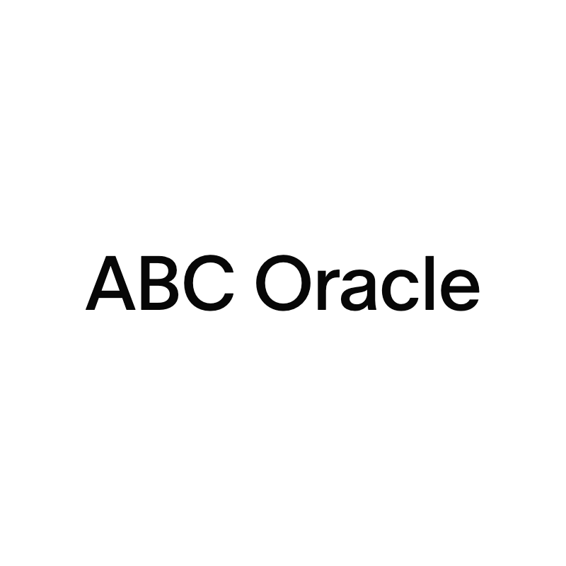 ABC Oracle specimen