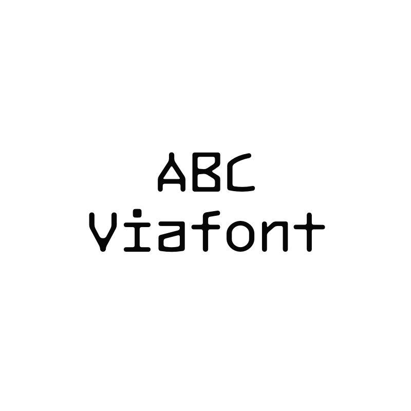 ABC Viafont specimen